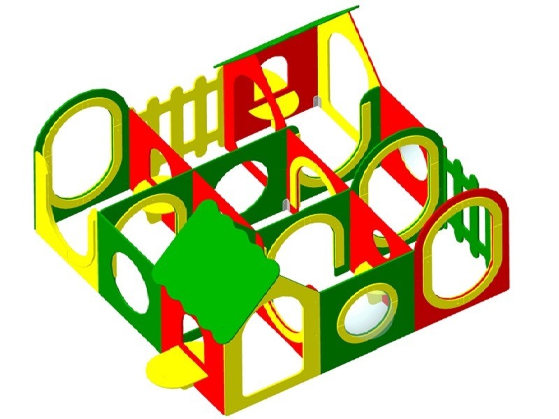 ИО-05 Игровое оборудование «Лабиринт» 6 секций