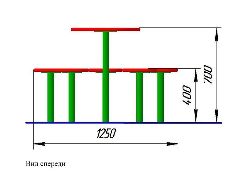 МФ-20 Стол со скамьями