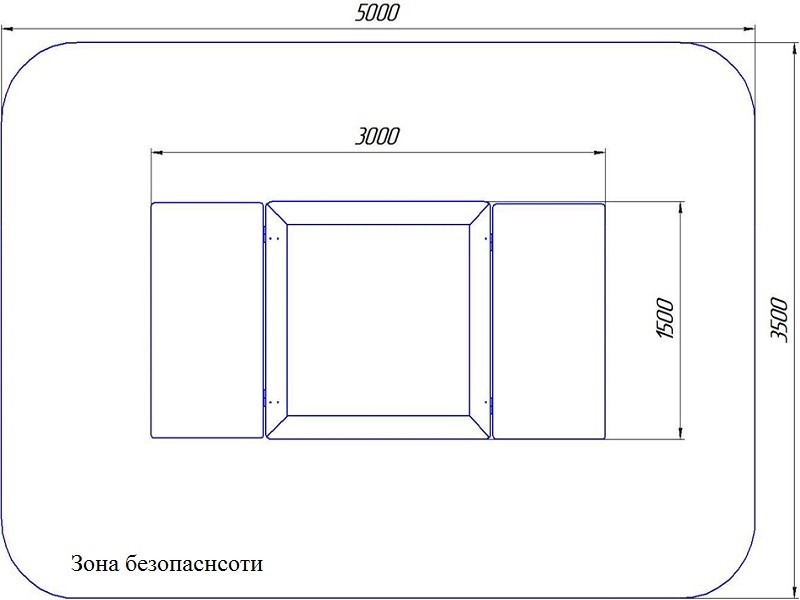 ПС-01К2 Песочница с откидной крышкой