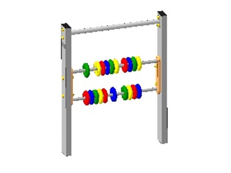 ИО-11.4 Игровое оборудование "Счеты на металлических столбах"