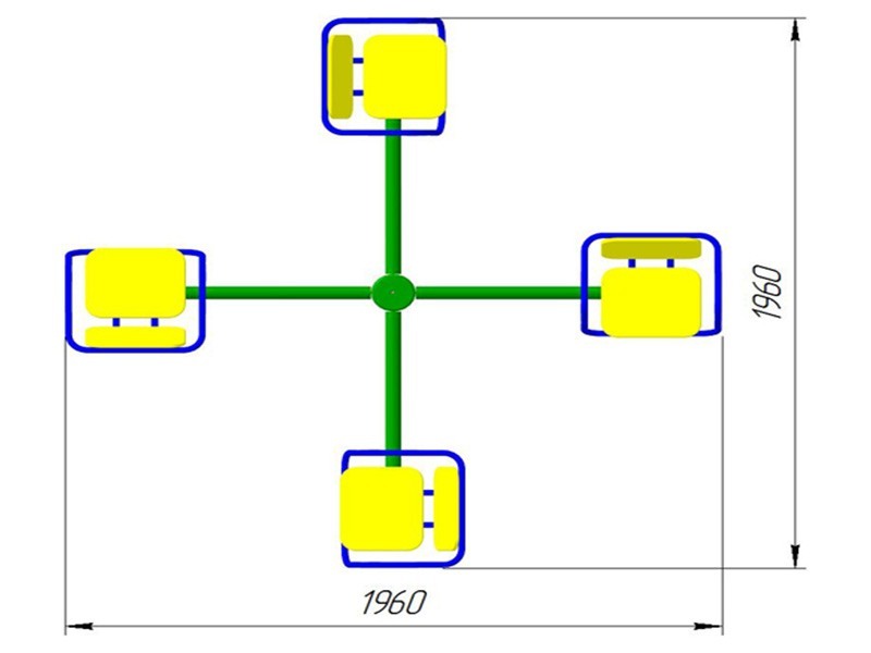 КР-05 Карусель четырехместная