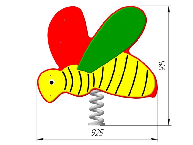 КБ-13 Качалка на пружине «Пчелка»