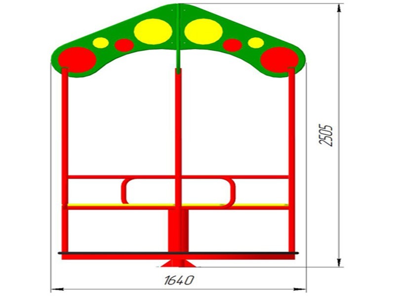 КР-08 Карусель с платформой