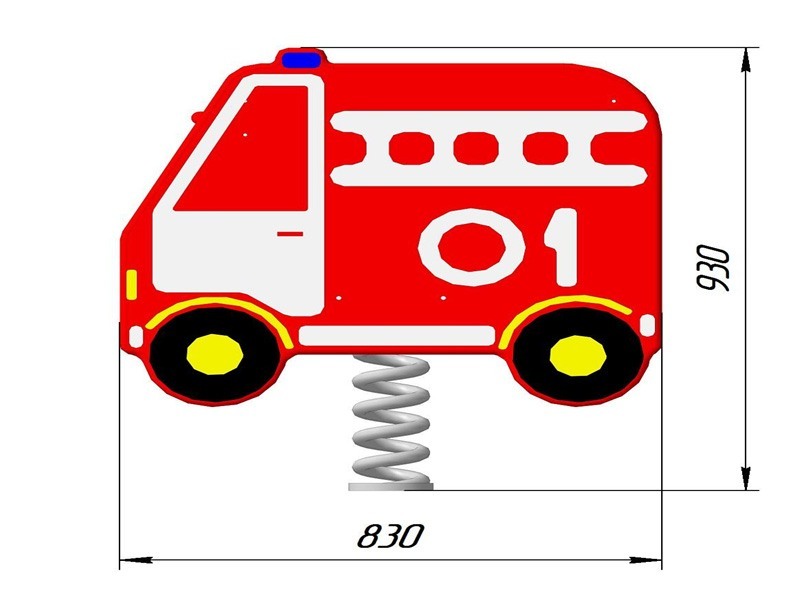 КБ-42 Качалка на пружине