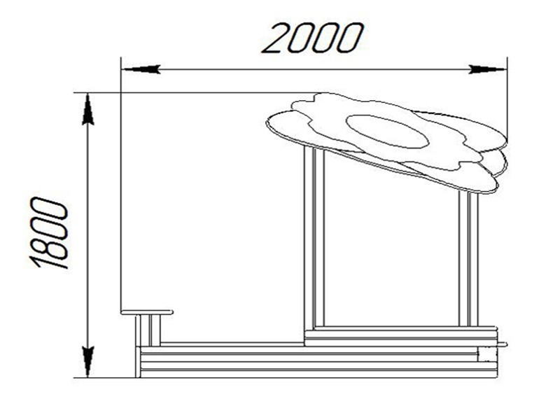ПС-56 Песочница с навесом