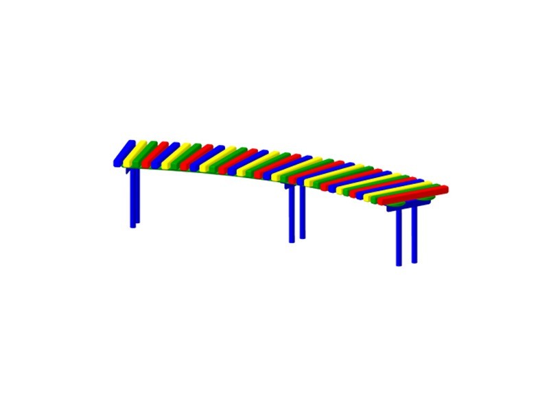 МФ-07 Лавочка полукруглая